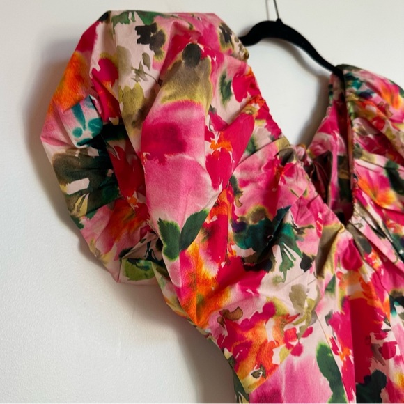 J. CREW Cecily top in floral stretch cotton poplin blend Size 4 NEW NWT - Picture 6 of 10